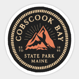 Cobscook Bay State Park Maine Sticker